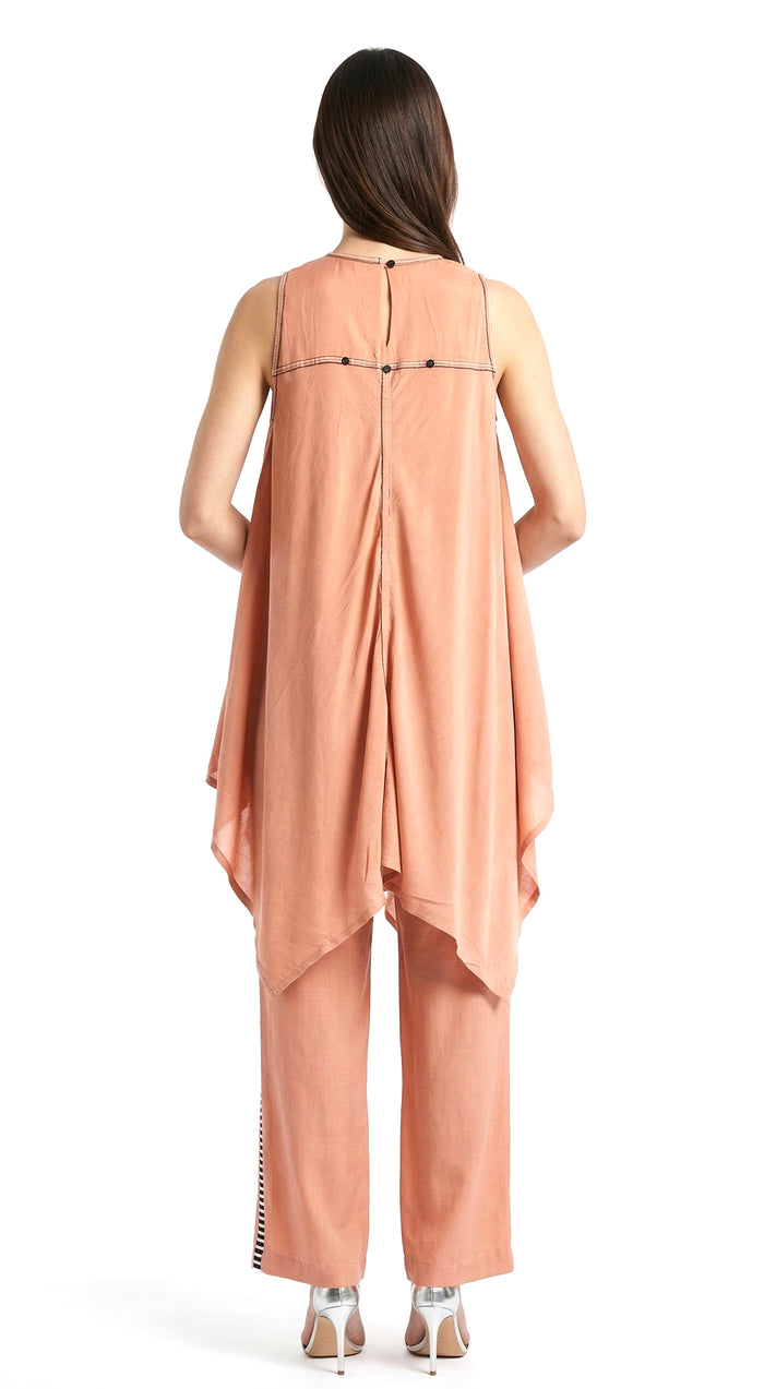 Pink Cotton Silk Co-ord Set