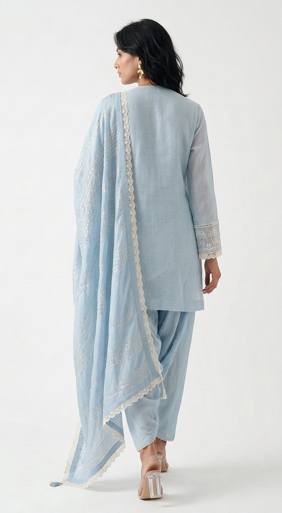 The Regal Sky Blue Kurta Set