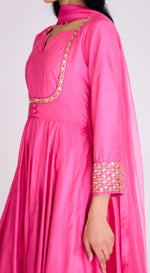 Pink Embroidered Anarkali