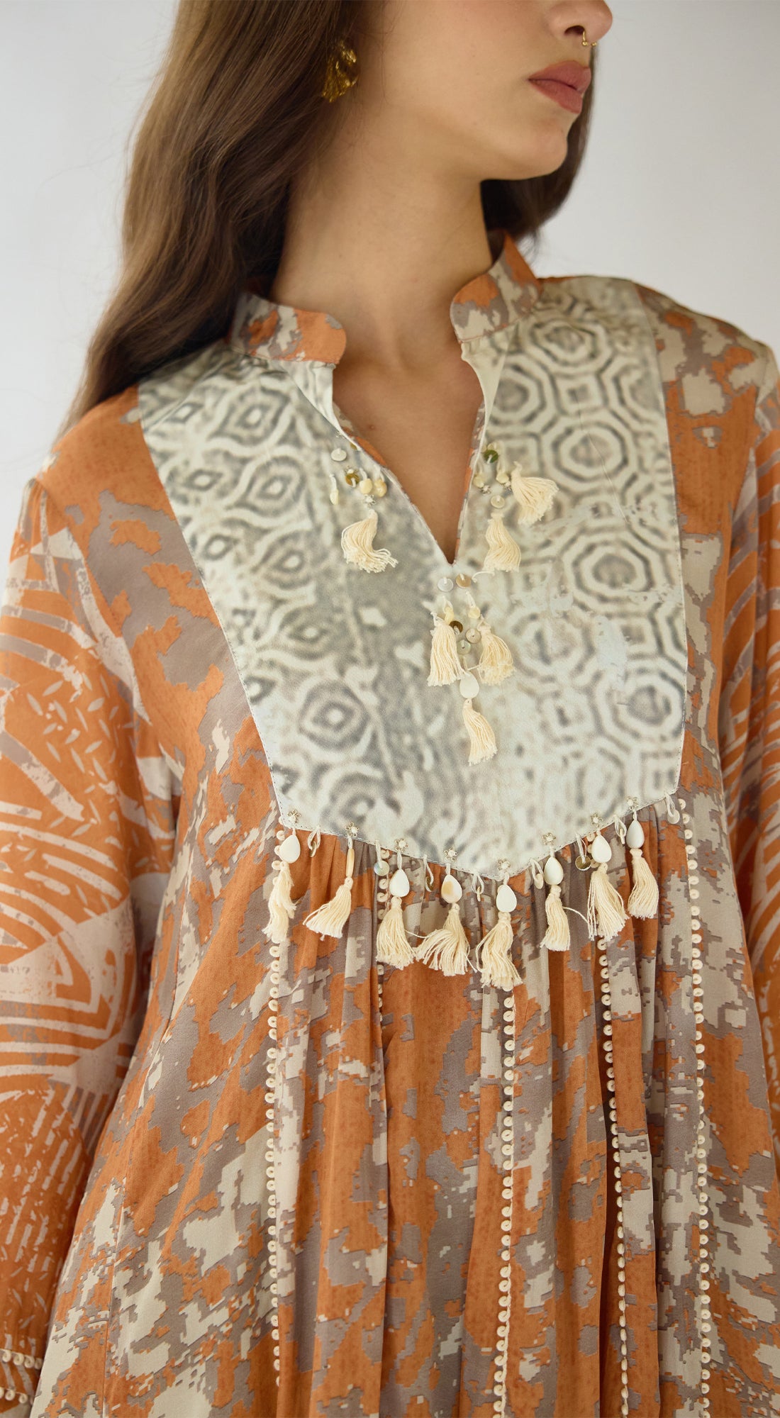 The Amber Dusk Georgette Kurta Set