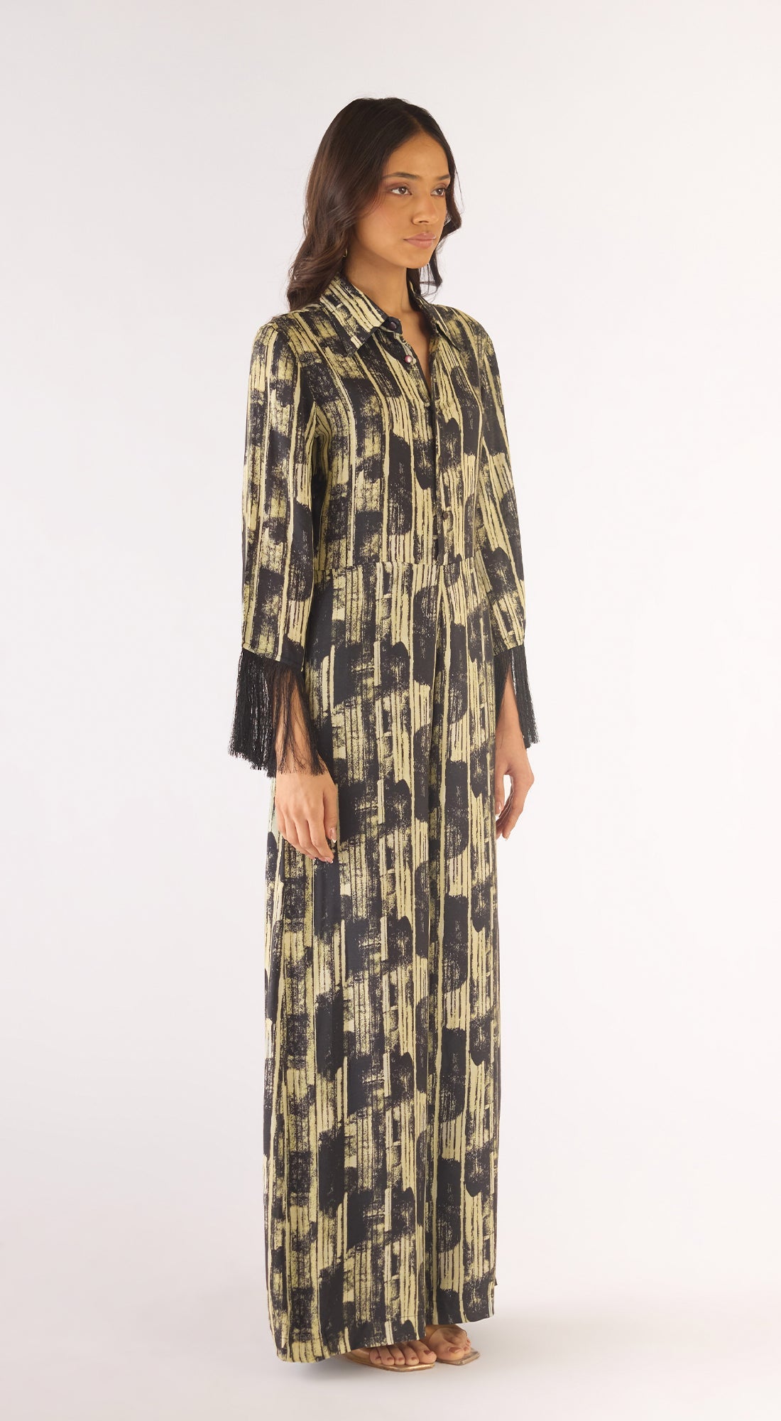 Black Cotton Silk Jumpsuit