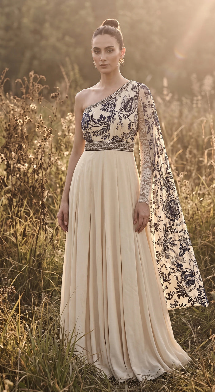 MOONLIT FLEUR EMBROIDERED JUMPSUIT