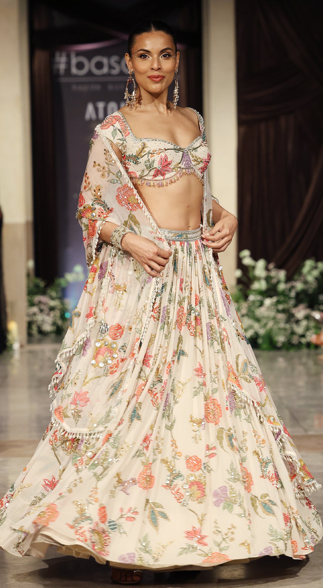 The Bloom Ivory Lehenga Set