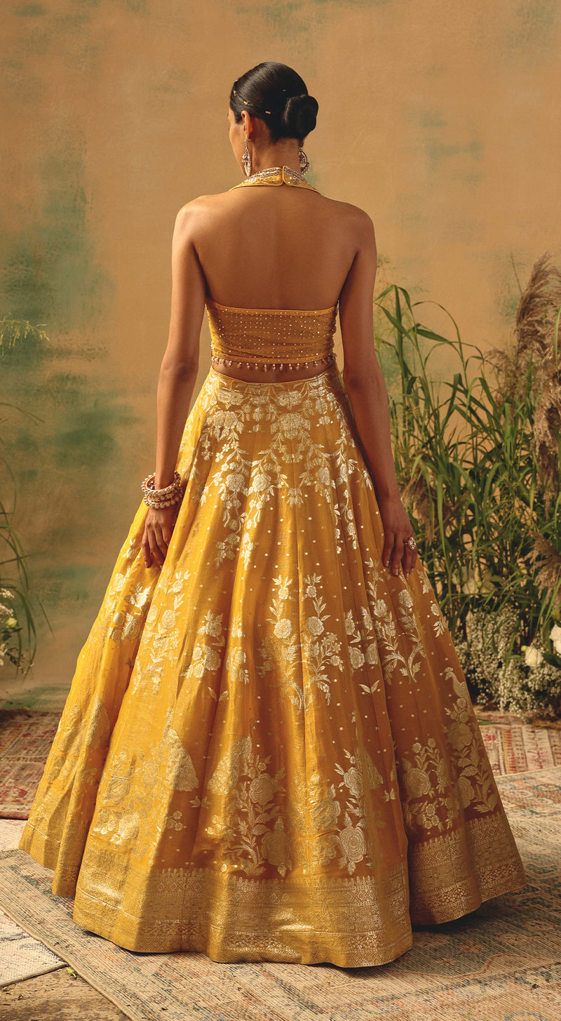 The Embers of Marigold Lehenga