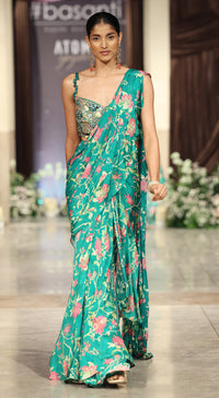 The Eden Blossom Drape Saree