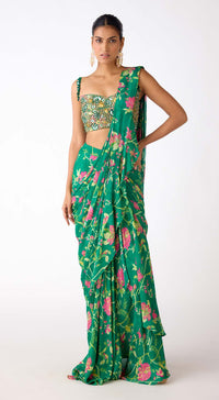 The Eden Blossom Drape Saree