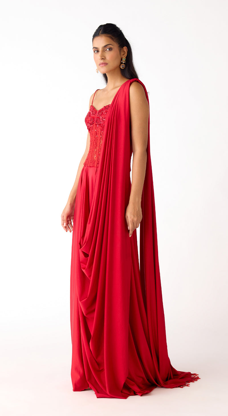 The Rose Allure Chantley Draped Saree