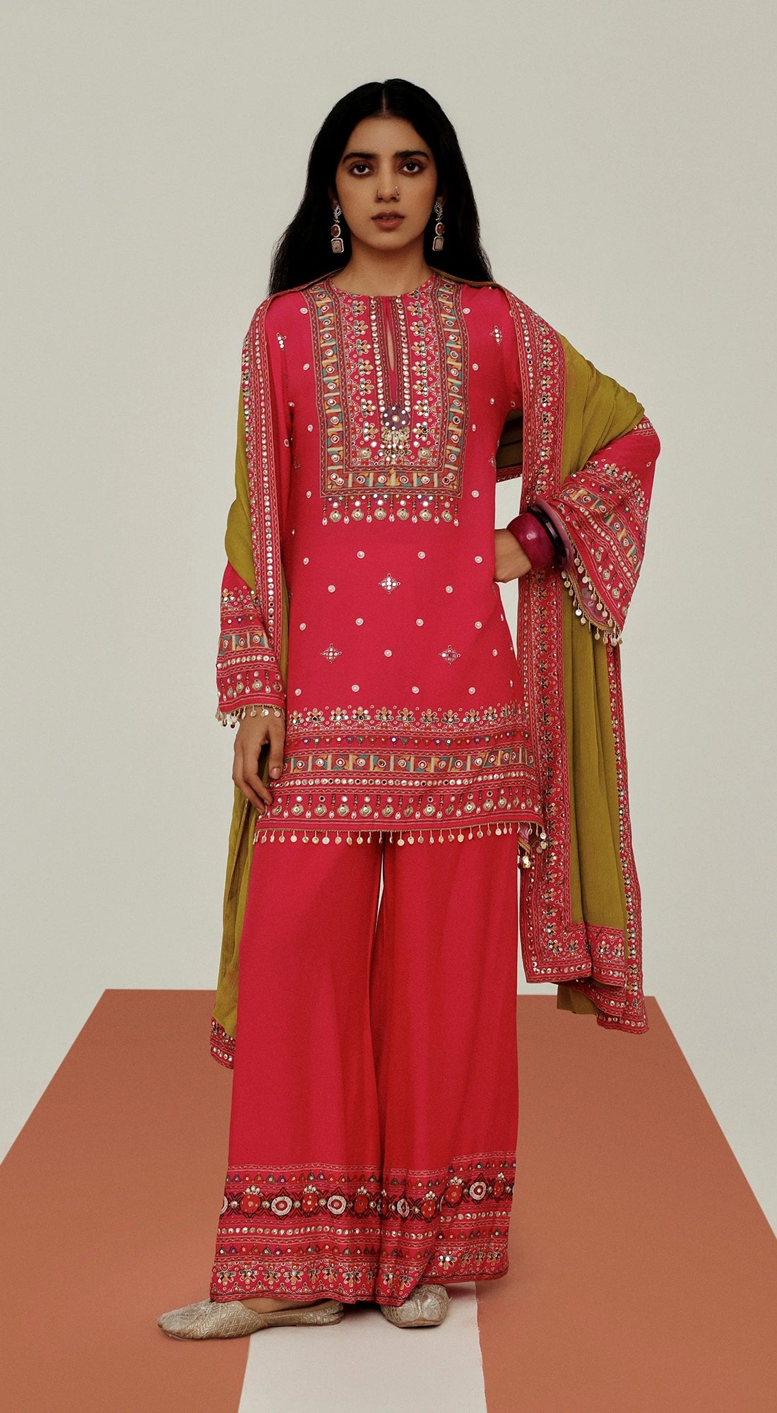 THE ARCHIVAL FUSCHIA SUIT SET