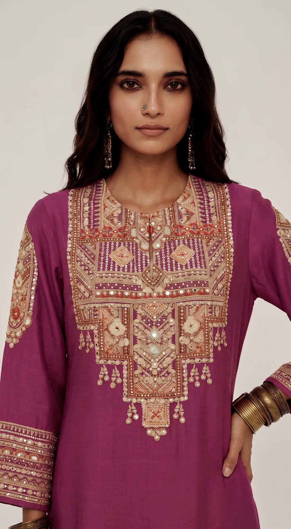 THE ARCHIVAL AMETHYST SUIT SET