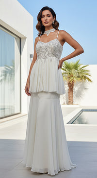 The Celestia Embroidered Sharara Set