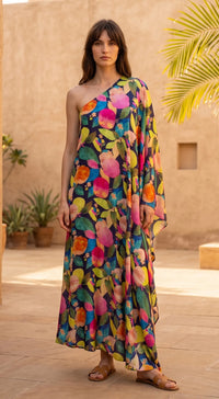 Blue Abstract Dress