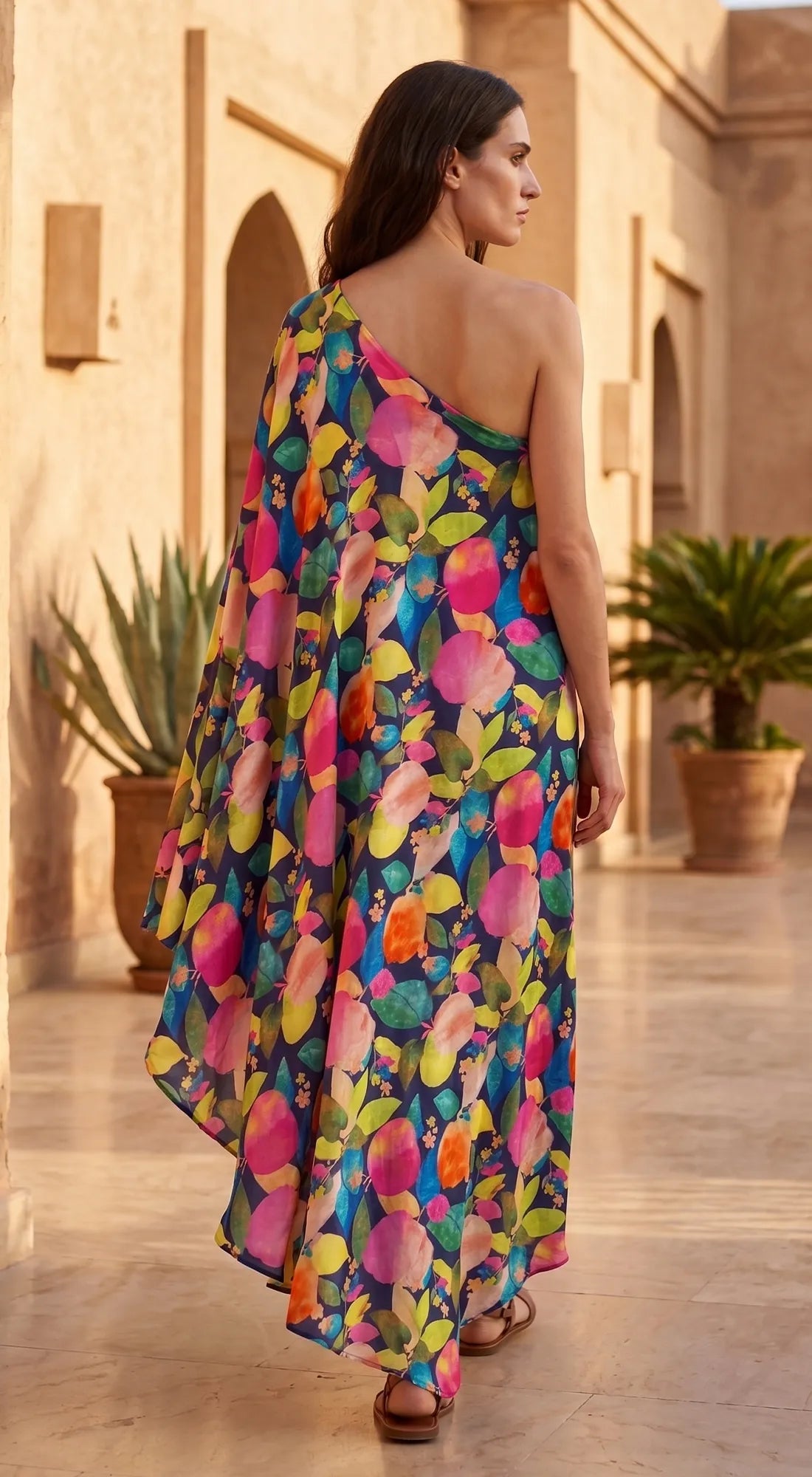 Blue Abstract Dress