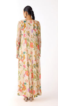 The Bloom Ivory Anarkali Set