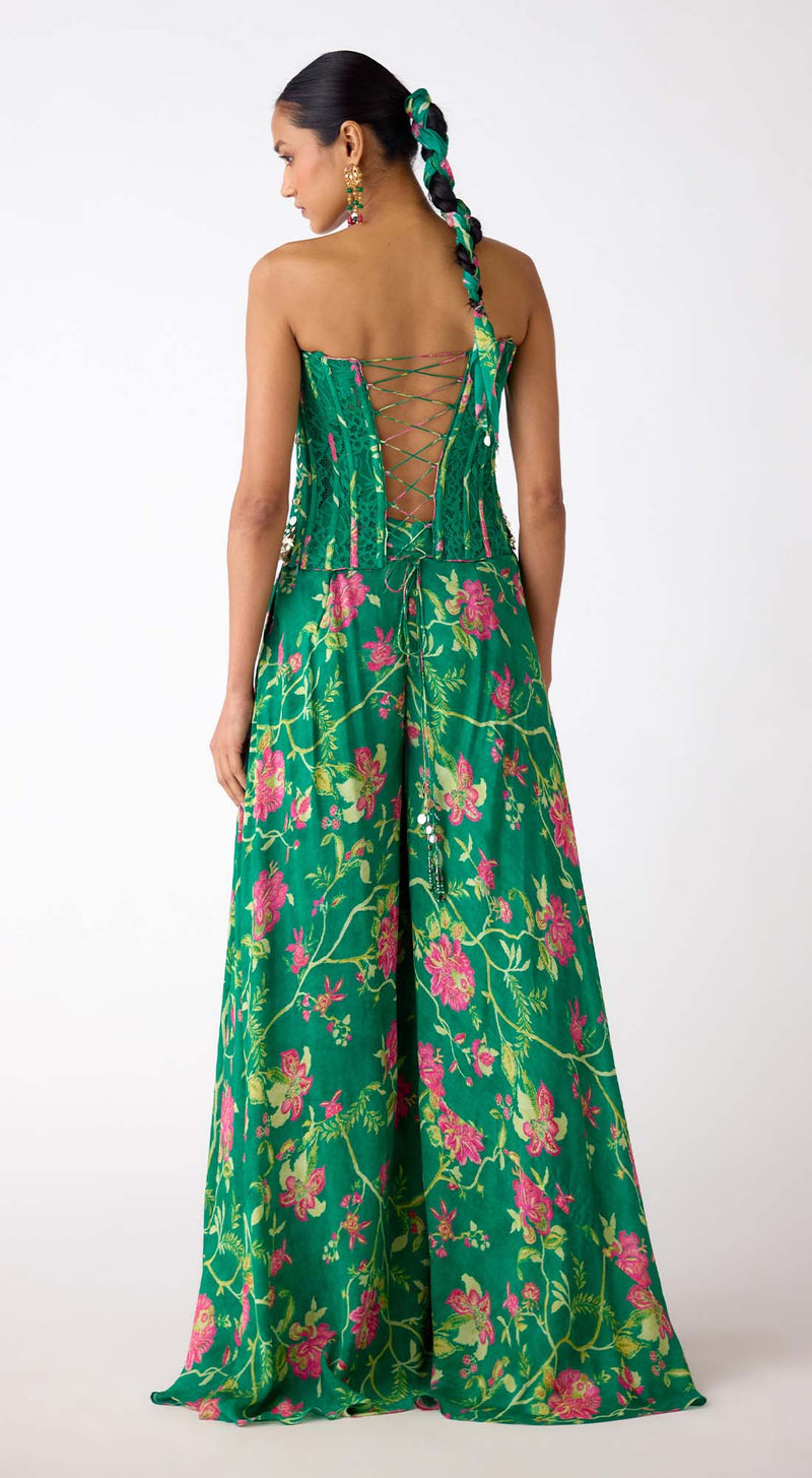 The Celestial Garden Corset & Sharara Set