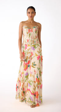 The Bloom Ivory Corset & Sharara Set