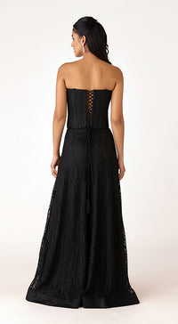 The Noir Aura Corset & Sharara Set