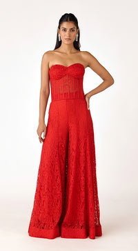 The Crimson Glow Sharara Set