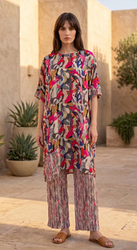 Multi Floral Print Co-Ord Set