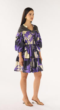 Purple Muslin Whimsy Dress