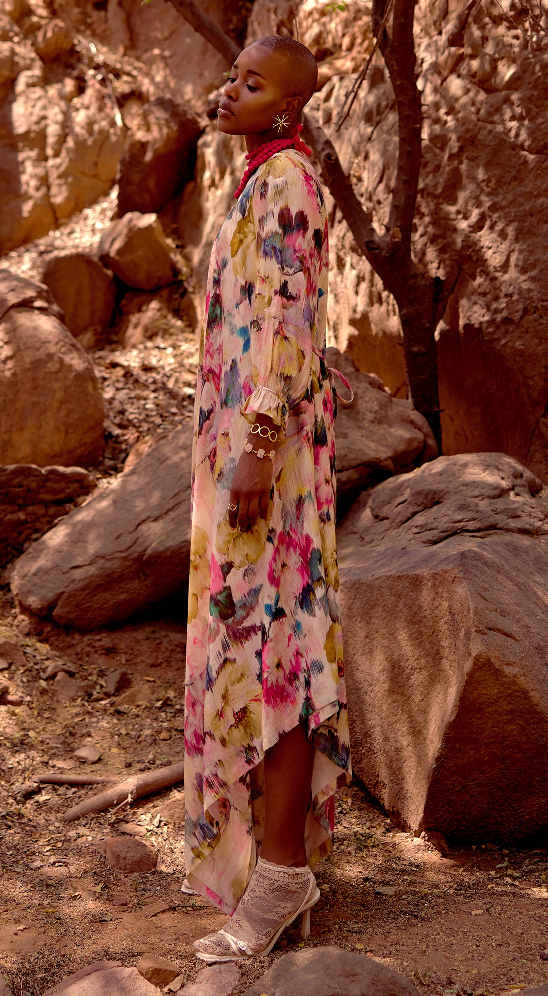 Savanna Bloom Cotton Jumpsuit