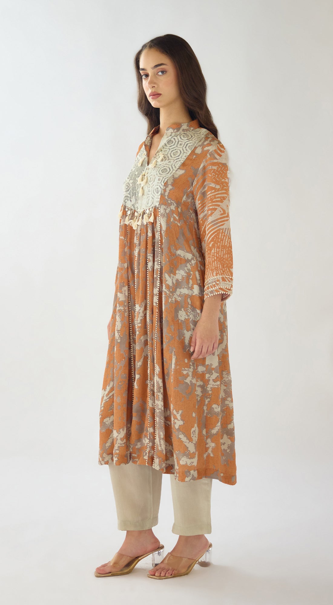 The Amber Dusk Georgette Kurta Set