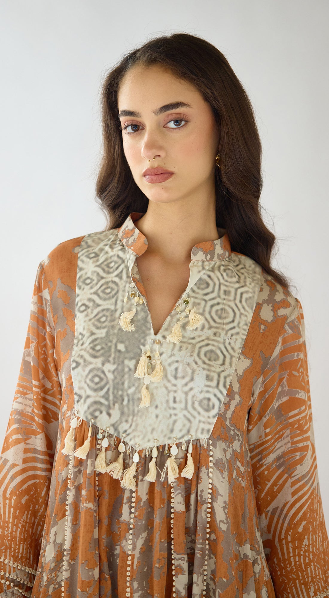 The Amber Dusk Georgette Kurta Set