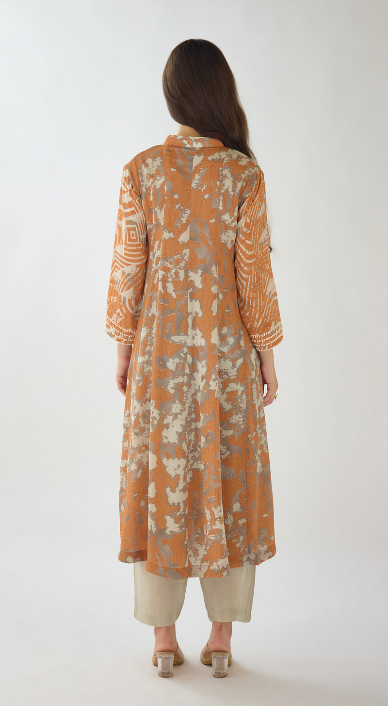 The Amber Dusk Georgette Kurta Set