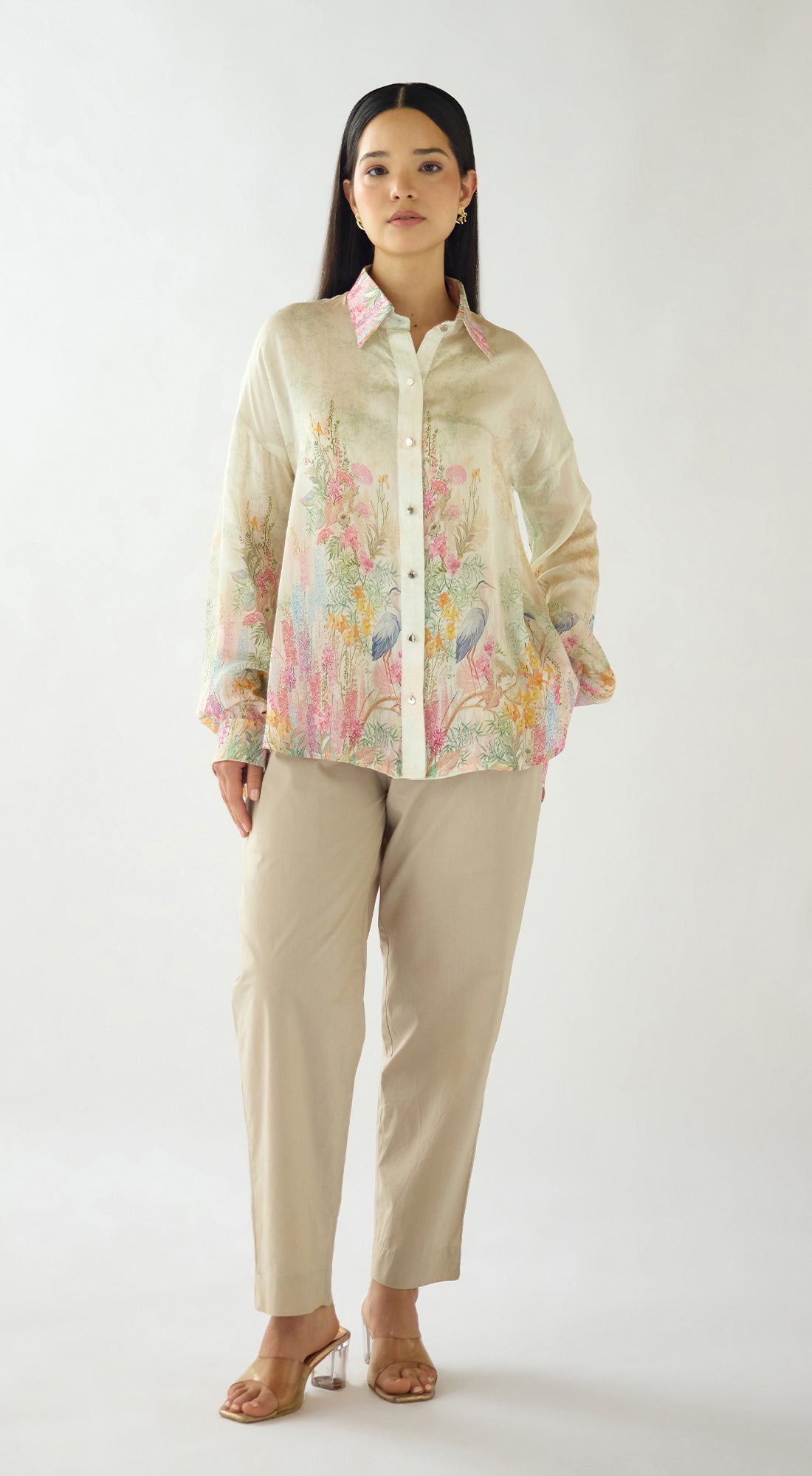 Rose Reed Summer Silk Shirt