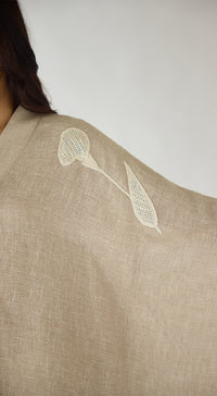 Ivory Stone Drift Embroidered Co-ord Set