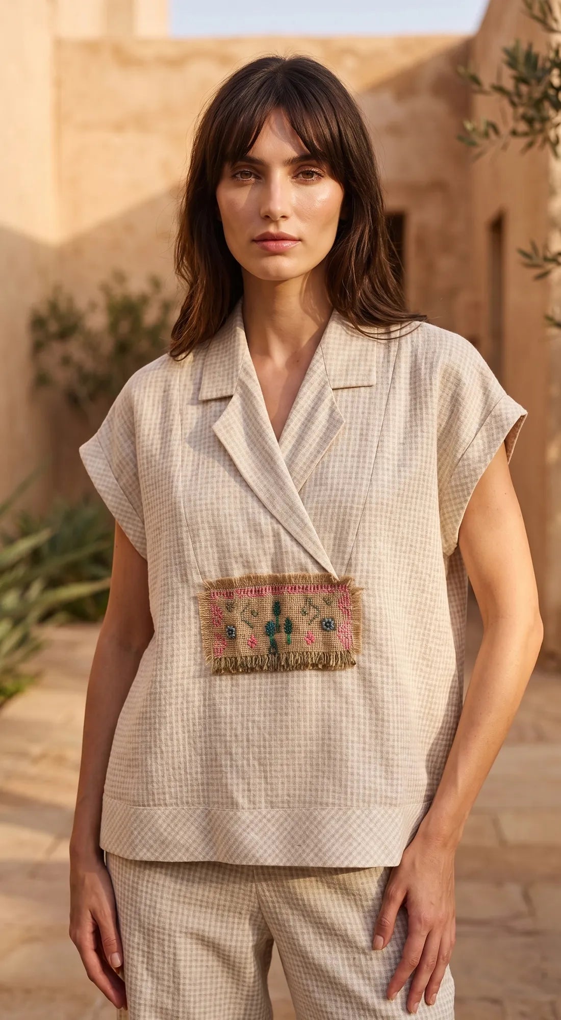 Ivory Cotton Co-Ord Set