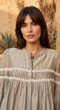 Grey Muslin Shirt
