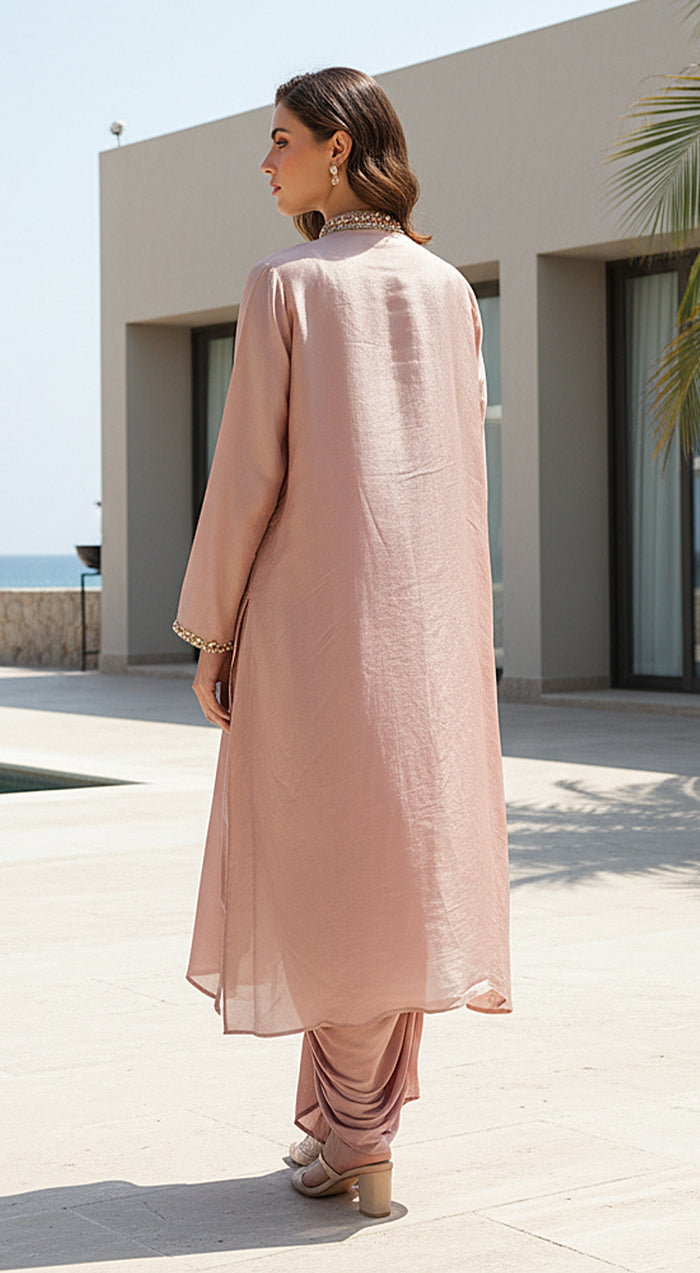 The Blush Opaline Cape Set