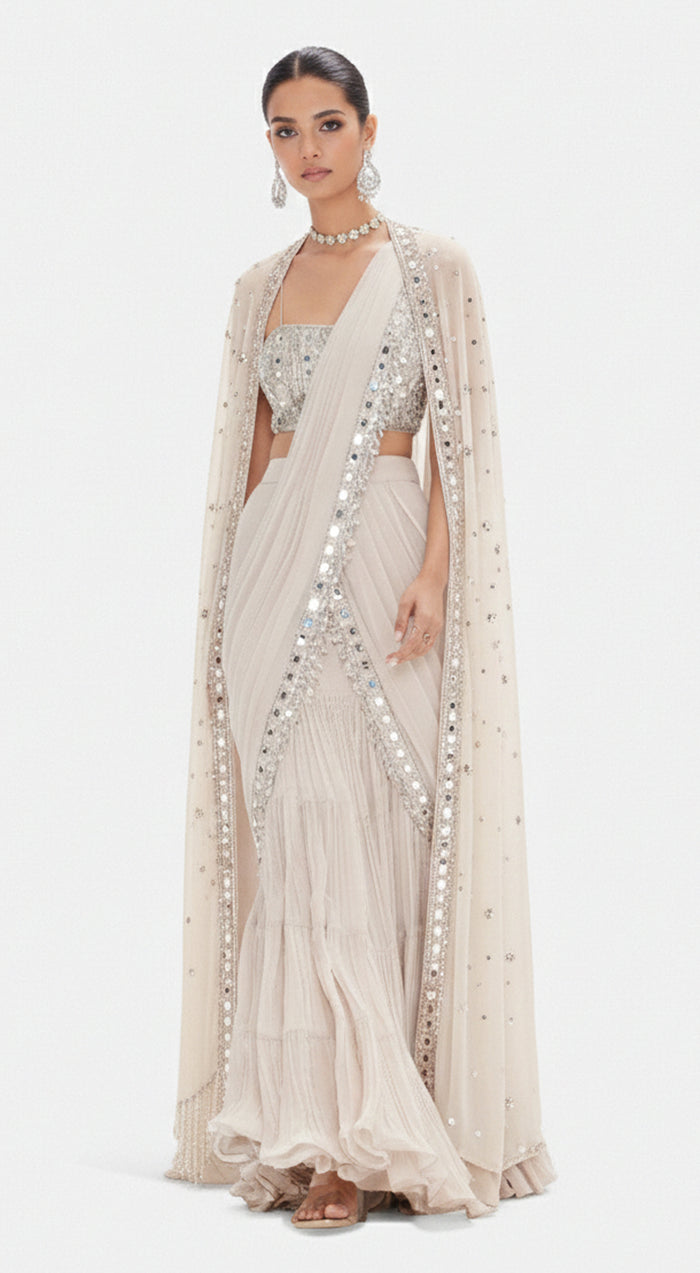 The Blush Imperial Saree Set