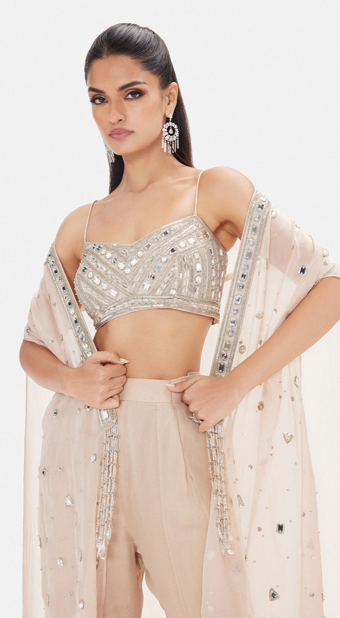 The Venus Shimmer Cape Set