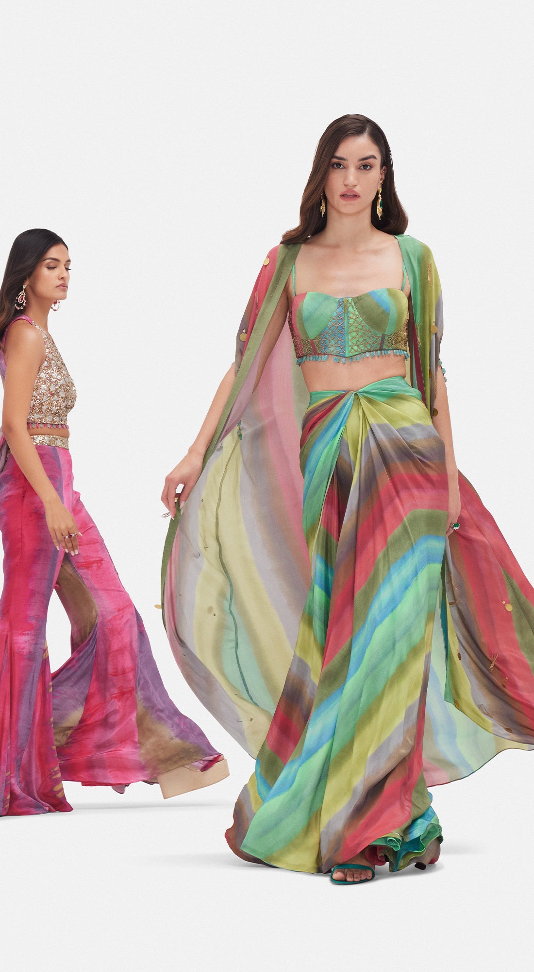 The Veridian Muse Cape Set