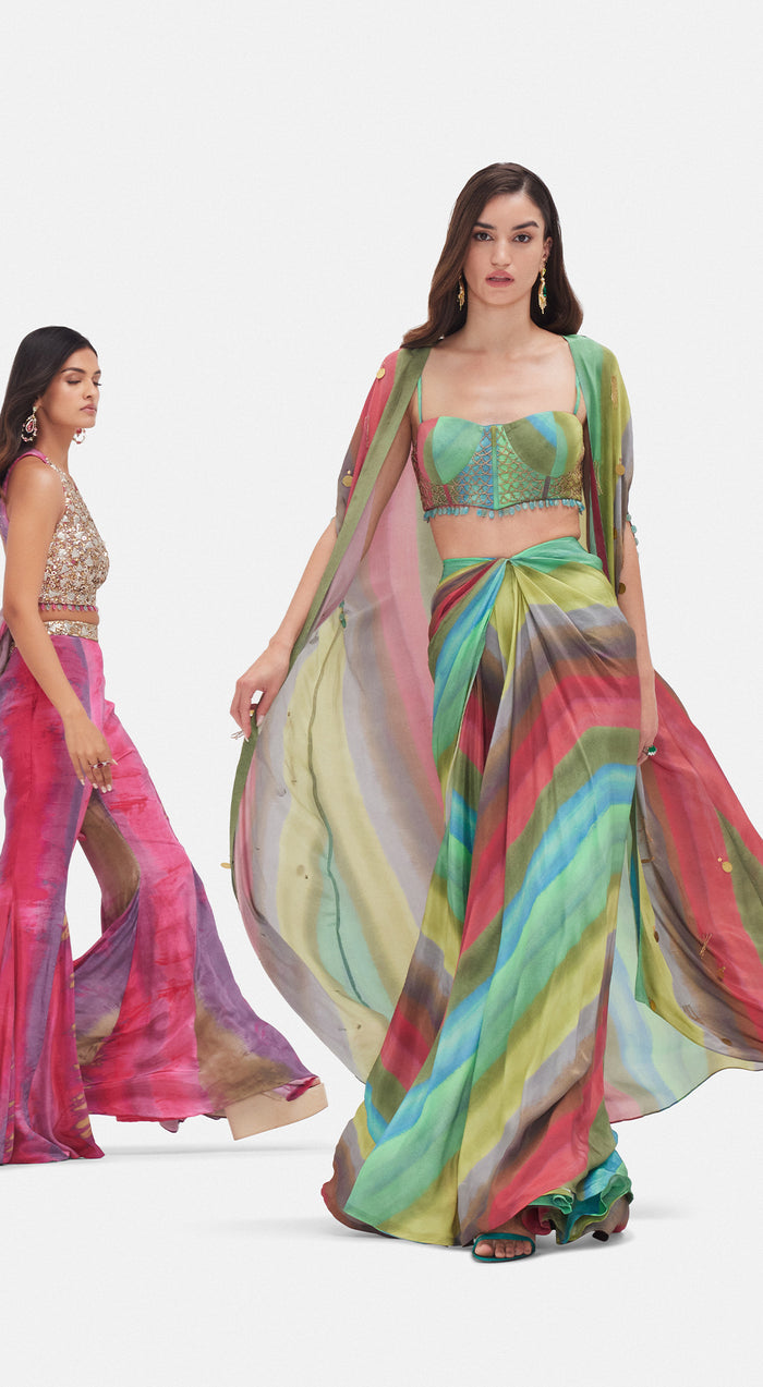 The Veridian Muse Cape Set