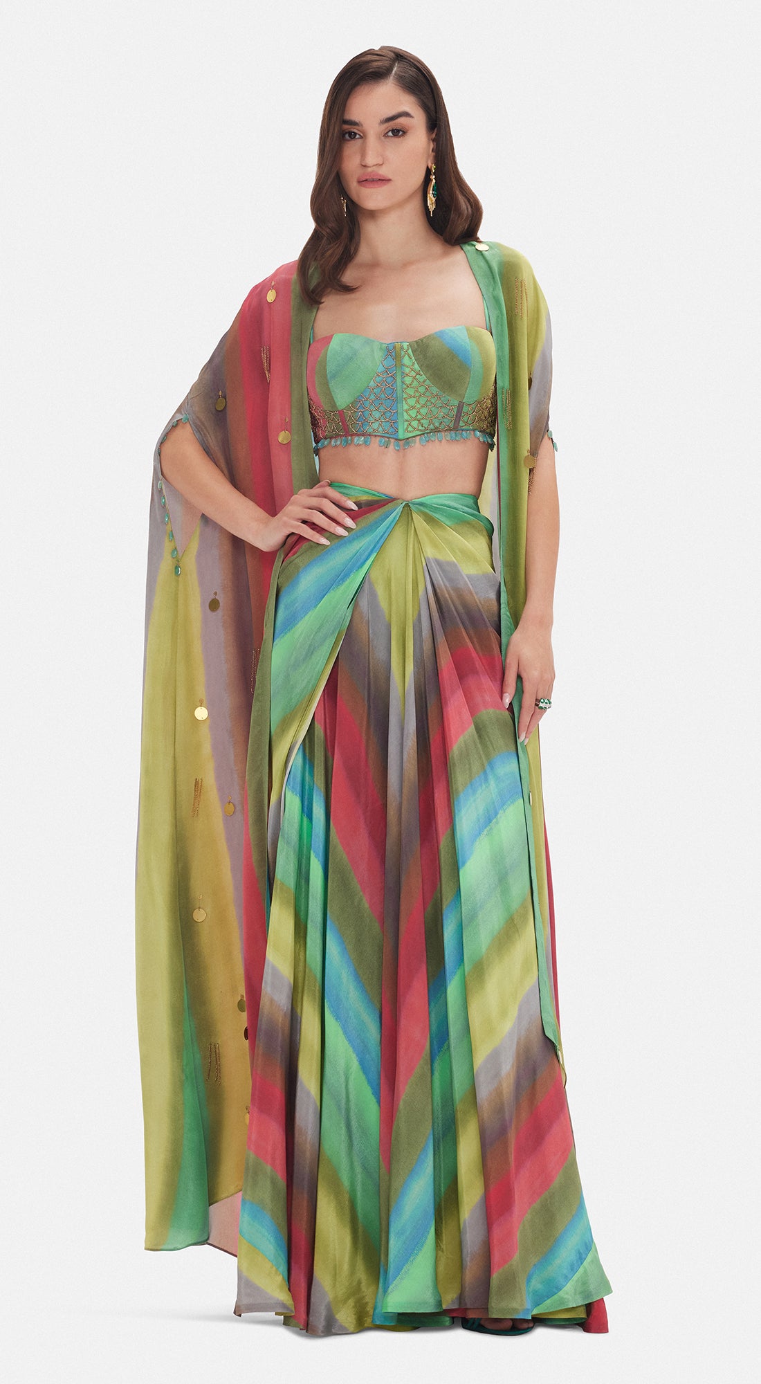 The Veridian Muse Cape Set