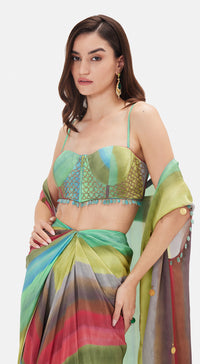 The Veridian Muse Cape Set