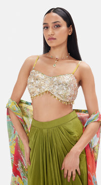 The Olive Oasis Cape Set