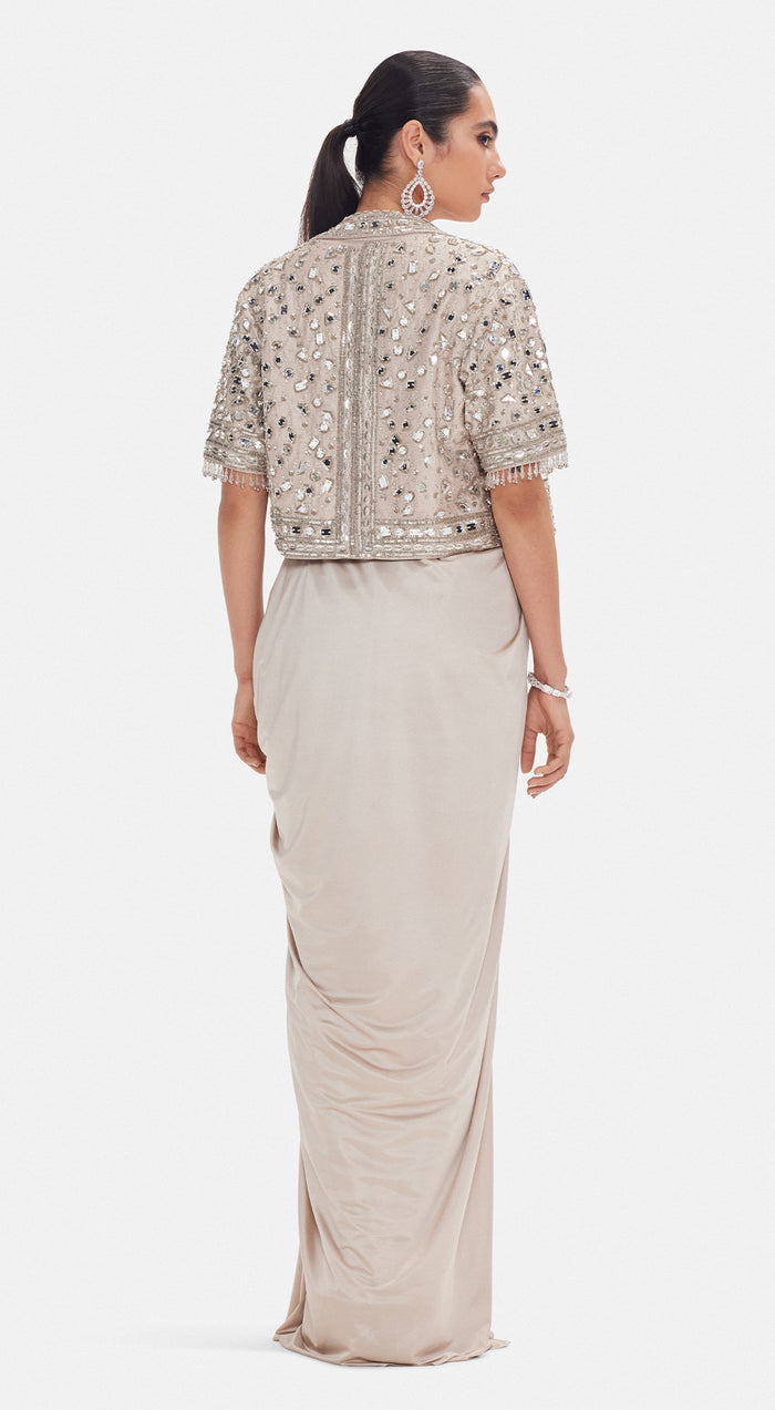 The Ethereal Waves Jacket Set