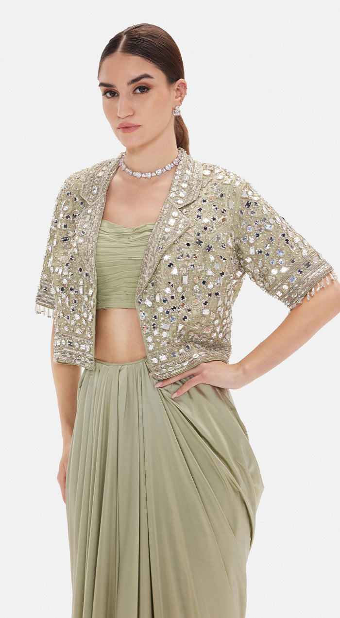 The Silver Willow Jacket Set