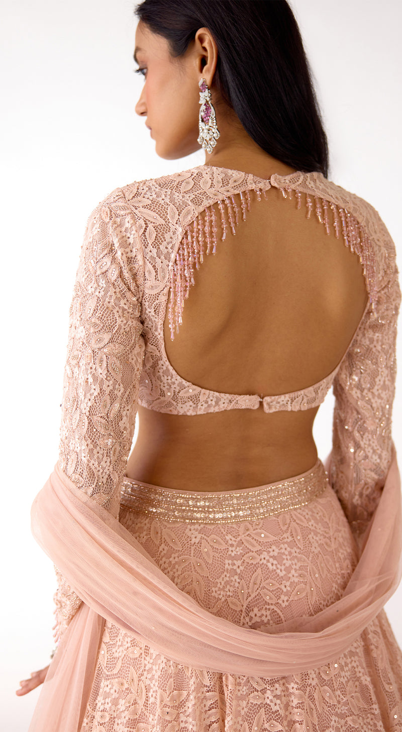 The Soft Blush Lehenga Set
