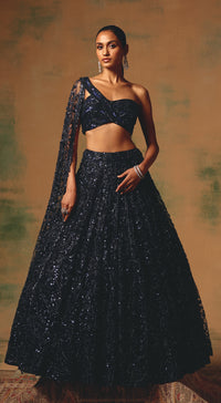 The Waltz of Midnight Lehenga