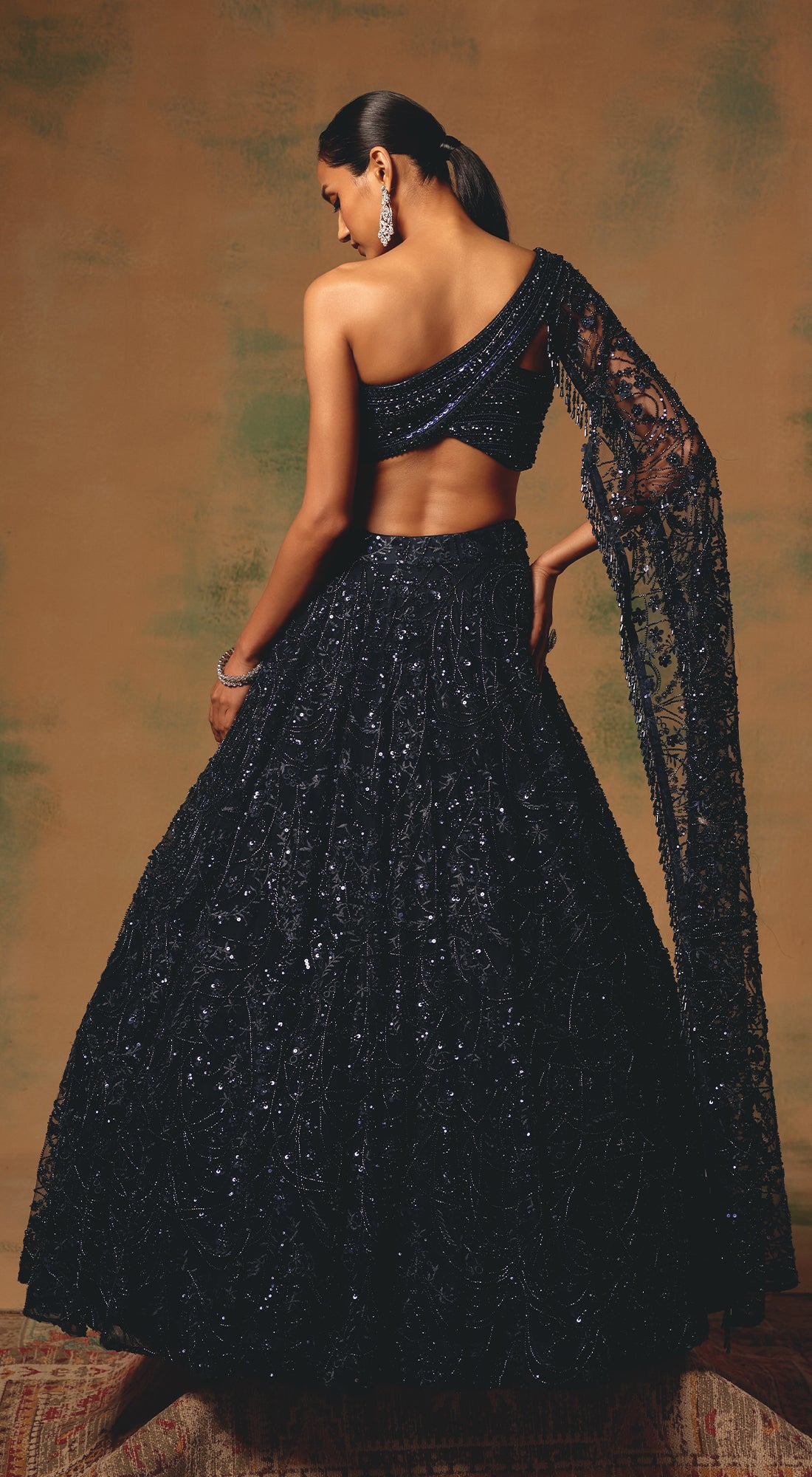 The Waltz of Midnight Lehenga