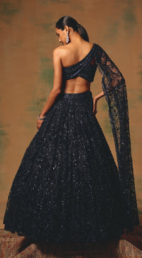 The Waltz of Midnight Lehenga