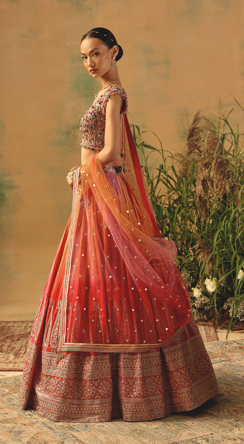 The Rosè & Rain Lehenga