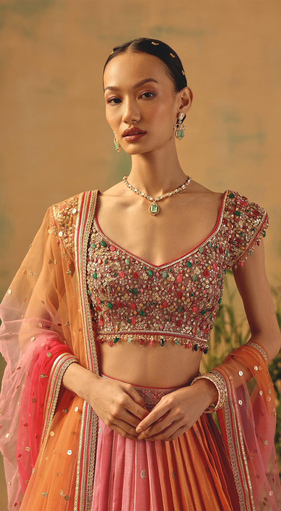 The Rosè & Rain Lehenga
