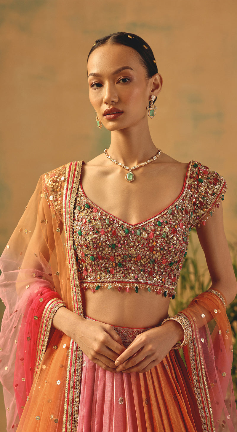 The Rosè & Rain Lehenga