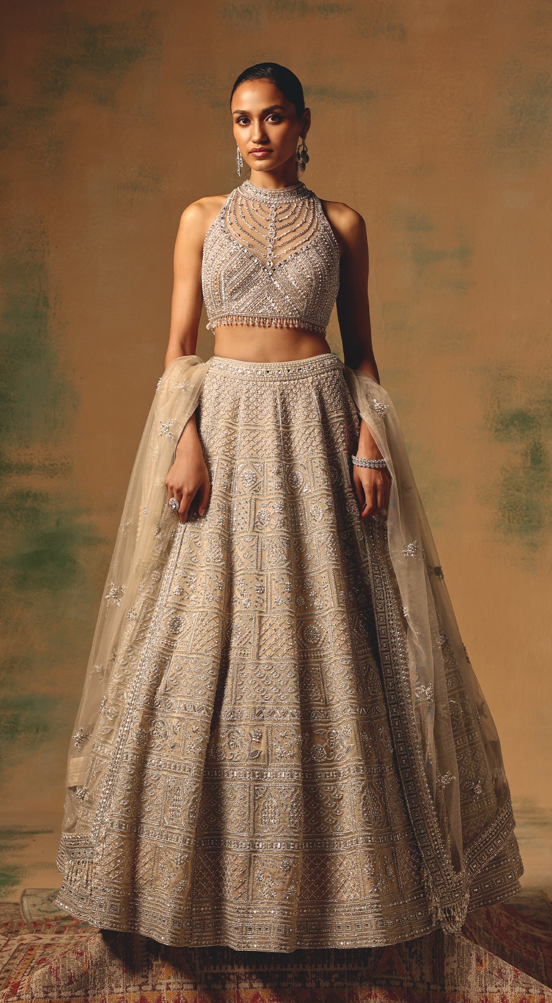 The Amber Dusk Lehenga