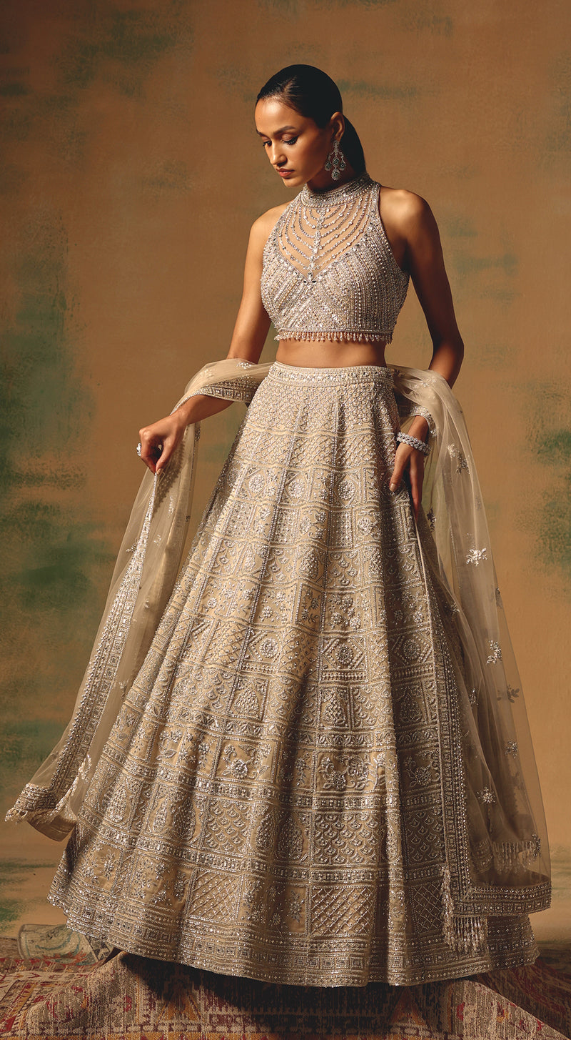 The Amber Dusk Lehenga